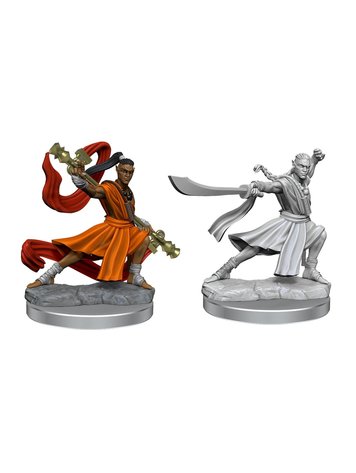 WIZKIDS D&D FRAMEWORKS W1 MALE ELF MONK