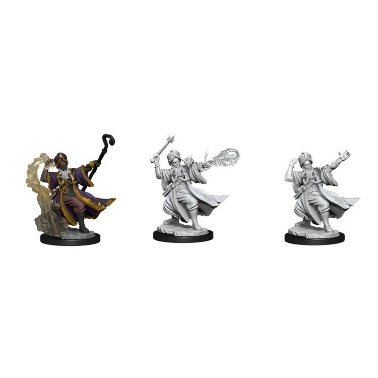 WIZKIDS D&D FRAMEWORKS W1 MALE HUMAN WIZARD