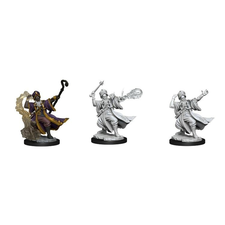 WIZKIDS D&D FRAMEWORKS W1 MALE HUMAN WIZARD