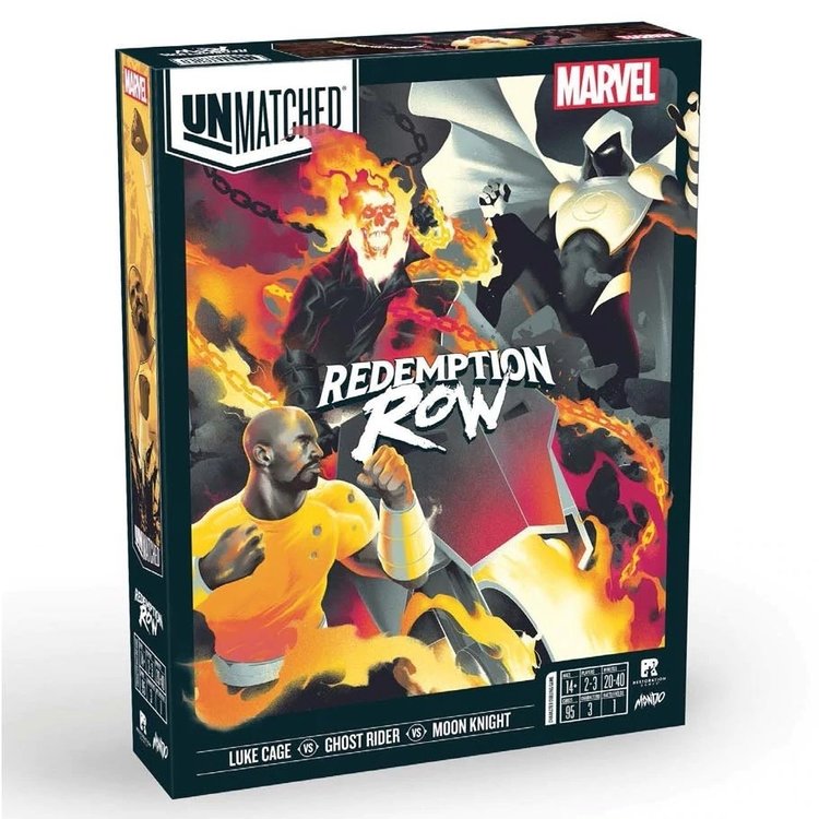 RESTORATION GAMES UNMATCHED MARVEL REDEMPTION ROW