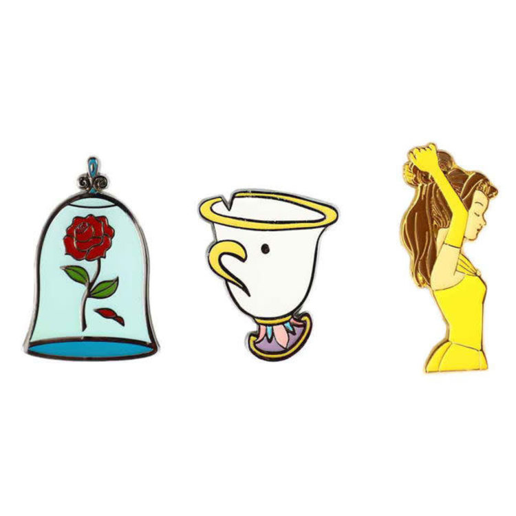 DISNEY BEAUTY AND THE BEAST BELLE LAPEL PINS