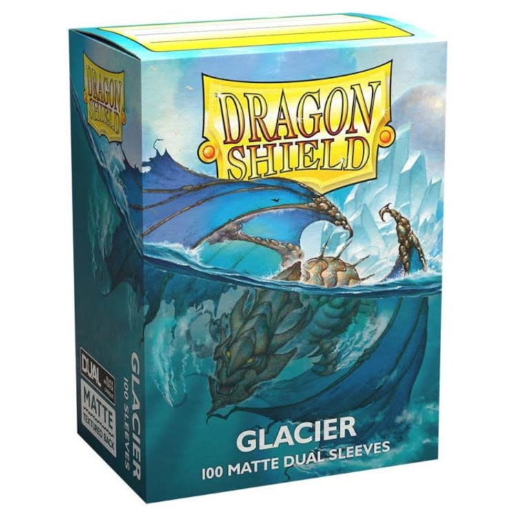 DRAGON SHIELD DRAGON SHIELD 100CT MATTE DUAL SLEEVES GLACIER