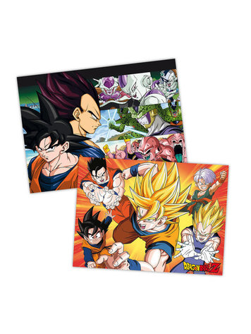 ABYSSE AMERICA DRAGON BALL Z FIGHT FOR SURVIVAL 2PC POSTER SET