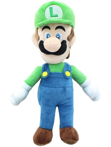 LITTLE BUDDY SUPER MARIO ALL STAR LUIGI 10" PLUSH