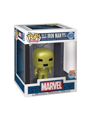 FUNKO POP DELUXE MARVEL HALL OF ARMOR IRON MAN MDL1 PX VIN FIG