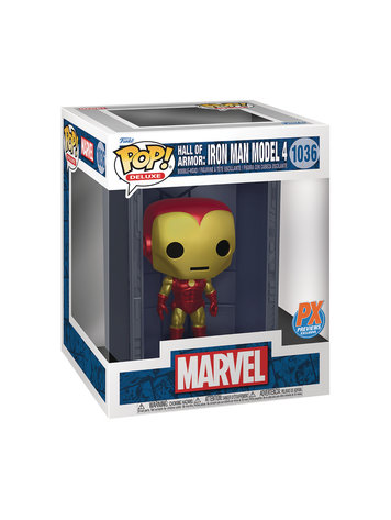 FUNKO POP DELUXE MARVEL HALL OF ARMOR IRON MAN MDL4 PX VIN FIG