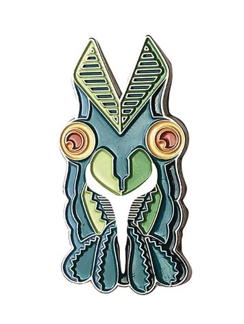 ULTRAMAN BALTAN FACE 1.5IN ENAMEL PIN