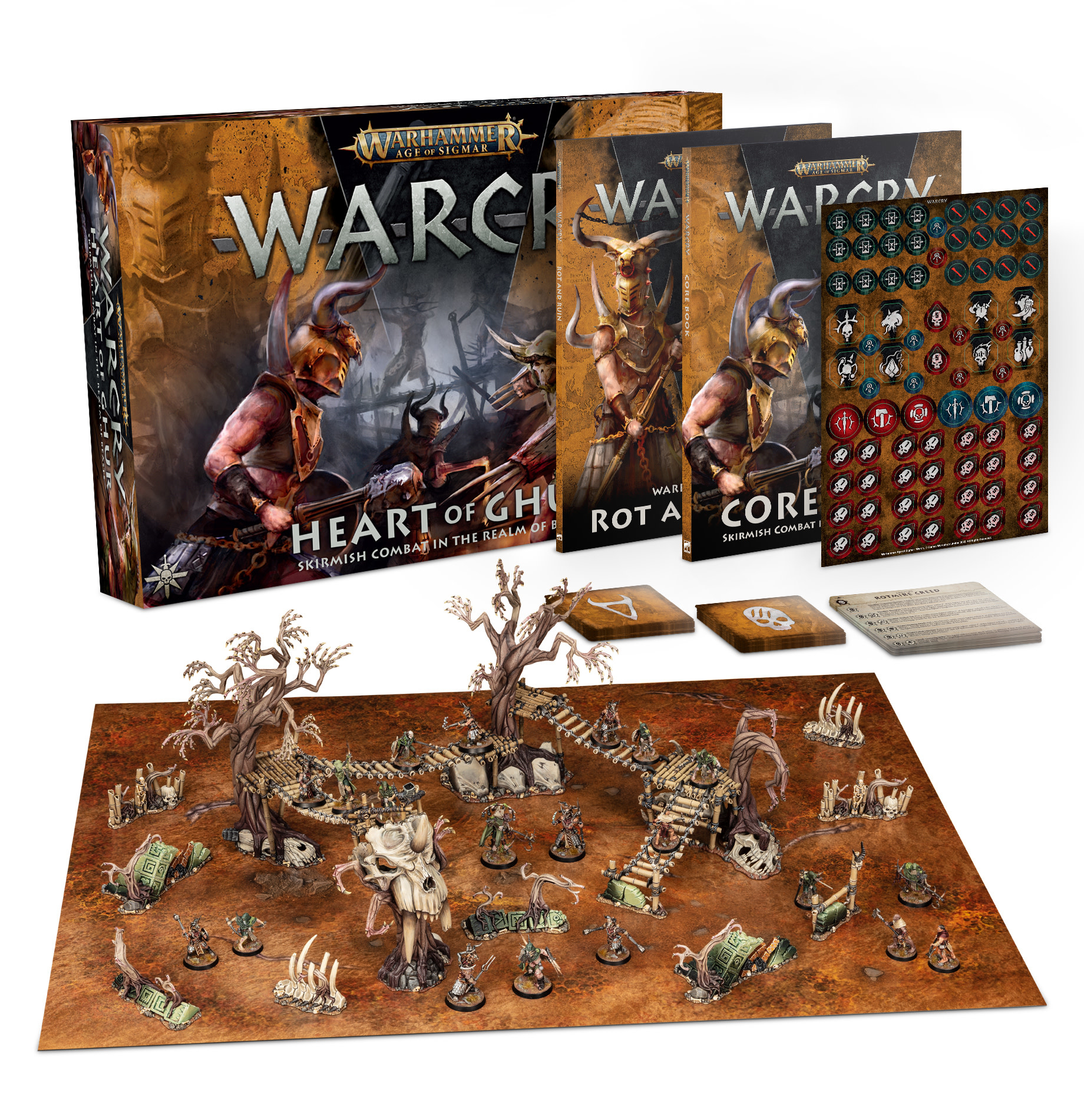 (セット)Warhammer テレイン　ダイス　Warcry セット セット)Warhammer テレイン ダイス Warcry セット（テレイン