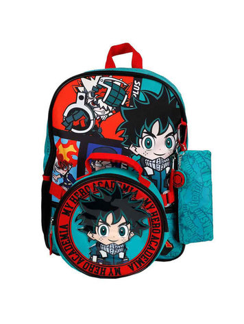 BIOWORLD MY HERO ACADEMIA PLUS ULTRA 5 PC BACKPACK SET