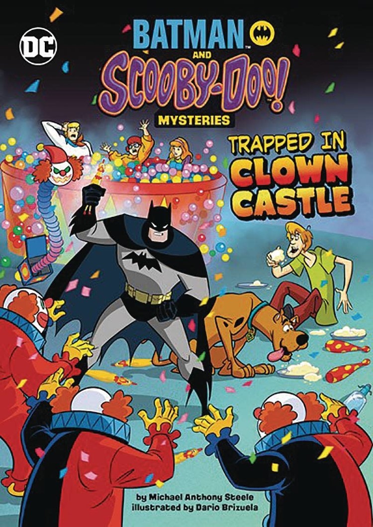 STONE ARCH BOOKS BATMAN SCOOBY DOO MYSTERIES TRAPPED IN CLOWN CASTLE