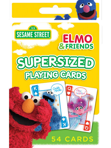 MASTERPIECES PUZZLE COMPANY SESAME STREET SUPERSIZED PLAYING CARDS