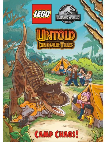 PENGUIN RANDOM HOUSE LEGO JURASSIC WORLD UNTOLD DINOSAUR TALES HC GN VOL 02 CAMP CHAOS!