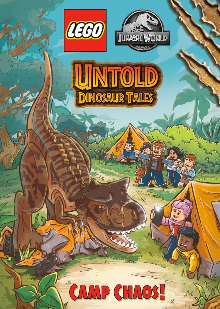 PENGUIN RANDOM HOUSE LEGO JURASSIC WORLD UNTOLD DINOSAUR TALES HC GN VOL 02 CAMP CHAOS!