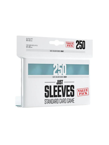 GAMEGENIC JUST SLEEVES VALUE PACK CLEAR (250)