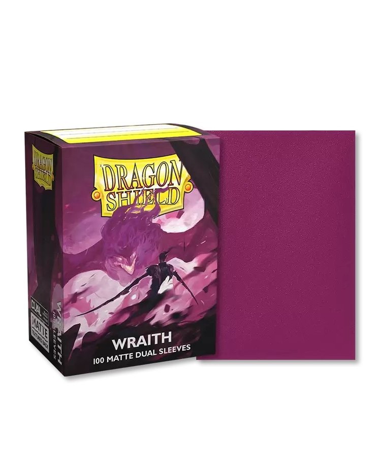 DRAGON SHIELD DRAGON SHIELD 100CT MATTE DUAL SLEEVES WRAITH