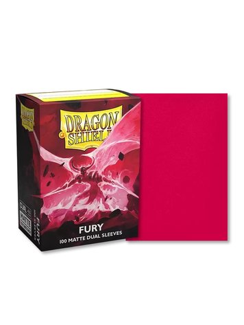 DRAGON SHIELD DRAGON SHIELD 100CT MATTE DUAL SLEEVES FURY
