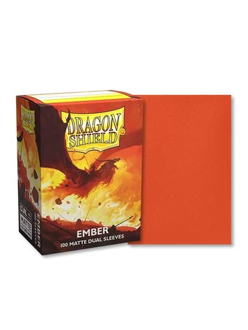 DRAGON SHIELD DRAGON SHIELD 100 CT SLEEVES DUAL MATTE EMBER