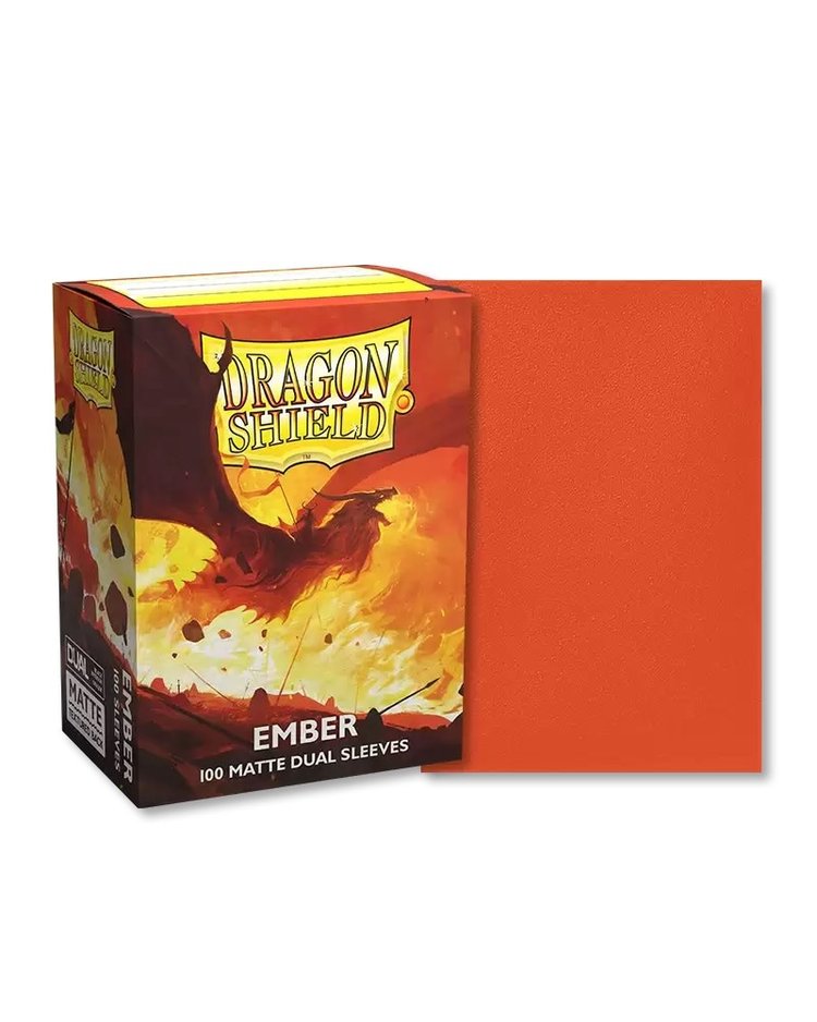 DRAGON SHIELD DRAGON SHIELD 100 CT SLEEVES DUAL MATTE EMBER