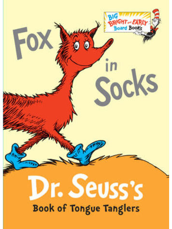 PENGUIN RANDOM HOUSE FOX IN SOCKS BIG B&E BOARD BOOKS (DR SEUSS)