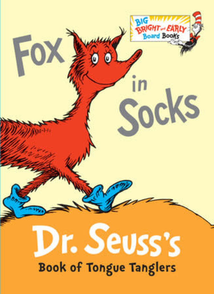 PENGUIN RANDOM HOUSE FOX IN SOCKS BIG B&E BOARD BOOKS (DR SEUSS)