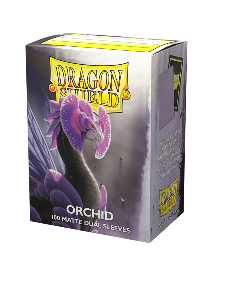 DRAGON SHIELD DRAGON SHIELD 100CT MATTE DUAL SLEEVES ORCHID