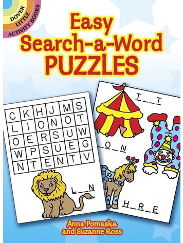 DOVER PUBLICATIONS EASY SEARCH A WORD PUZZLES