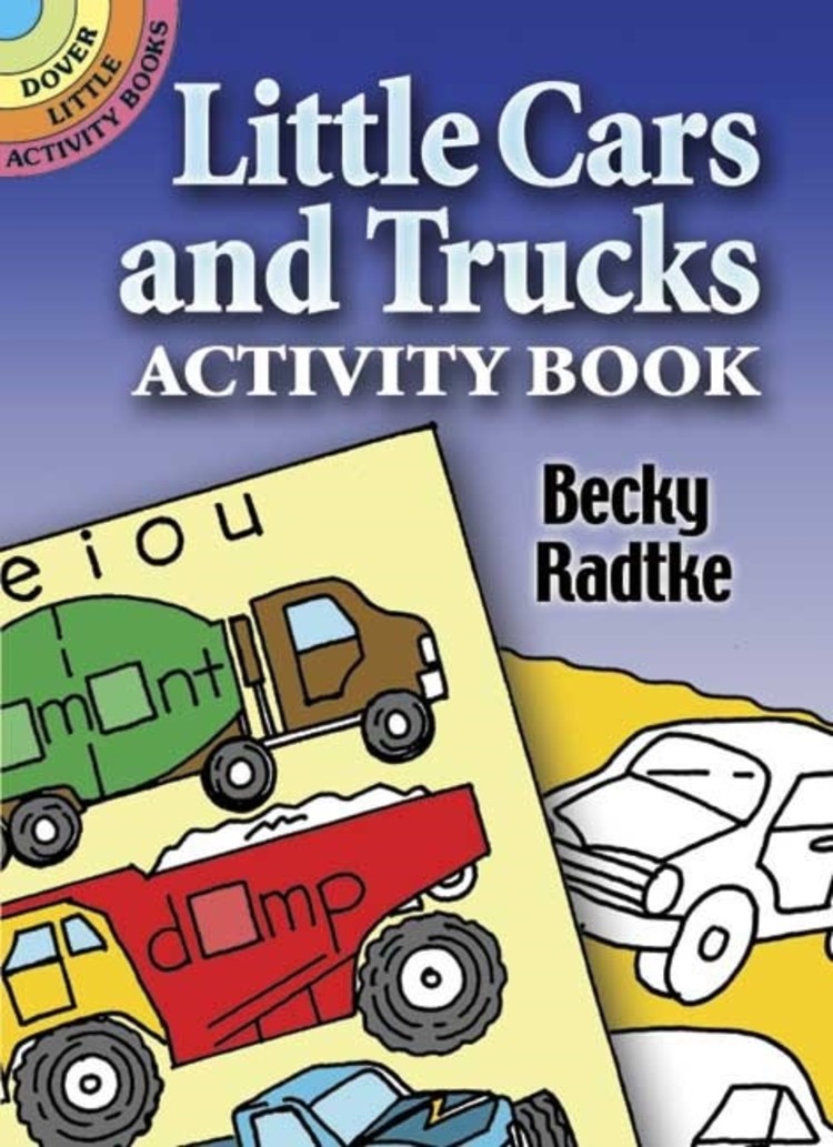 DOVER PUBLICATIONS LITTLE CARS AND TRUCKS ACTIVITY BOOK