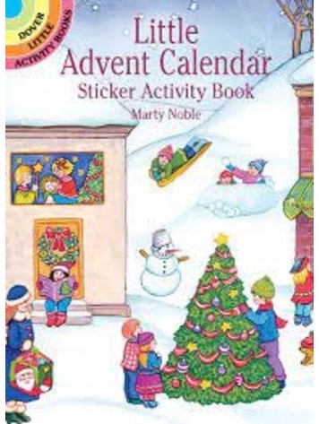 DOVER PUBLICATIONS LITTLE ADVENT CALENDAR STICKER ACTIVITY BOOK