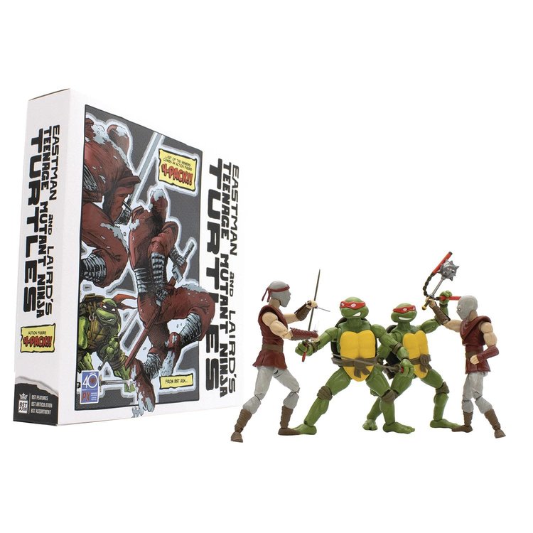 BST AXN TMNT CLASSIC COMIC PX ACTION FIGURE 4PC BOX SET 2