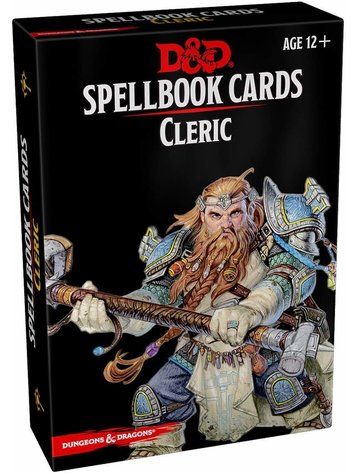 WIZARDS OF THE COAST D&D SPELLBOOK CARDS CLERIC