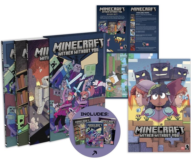 DARK HORSE COMICS MINECRAFT WITHER WITHOUT YOU BOX SET
