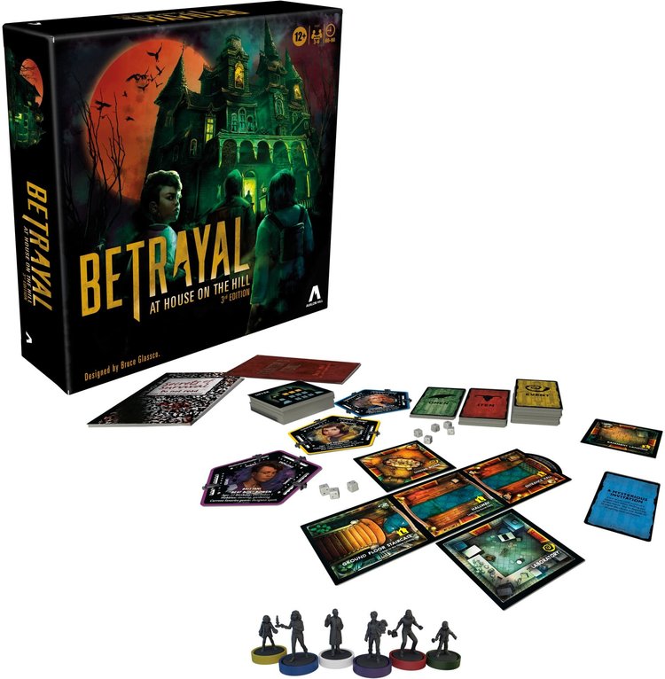 AVALON HILL BETRAYAL AT HOUSE ON THE HILL 3RD EDITION