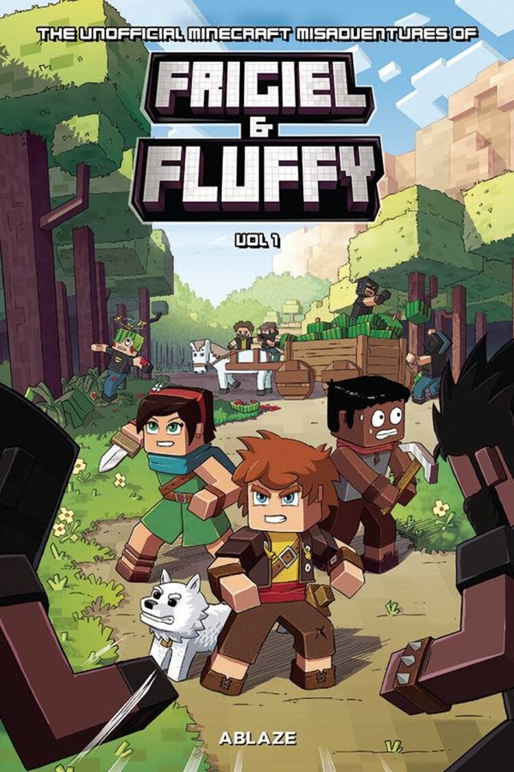 ABLAZE PUBLISHING MINECRAFT INSPIRED MISADV FRIGIEL & FLUFFY HC VOL 01
