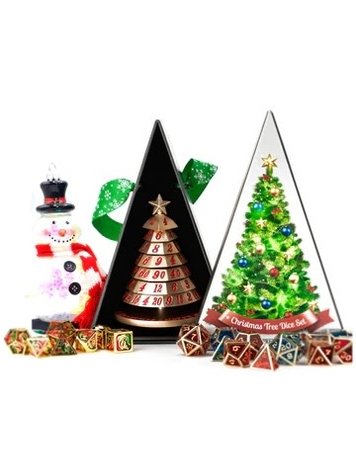 HYMGHO HYMGHO CHRISTMAS TREE DICE - GOLD