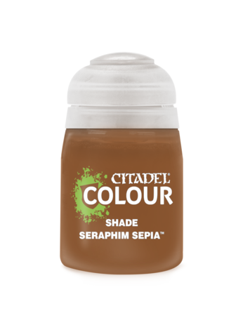 GAMES WORKSHOP CITADEL PAINT SHADE SERAPHIM SEPIA (18ML)