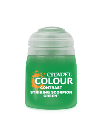 CITADEL PAINT CITADEL COLOUR CONTRAST STRIKING SCORPION GREEN 18ML