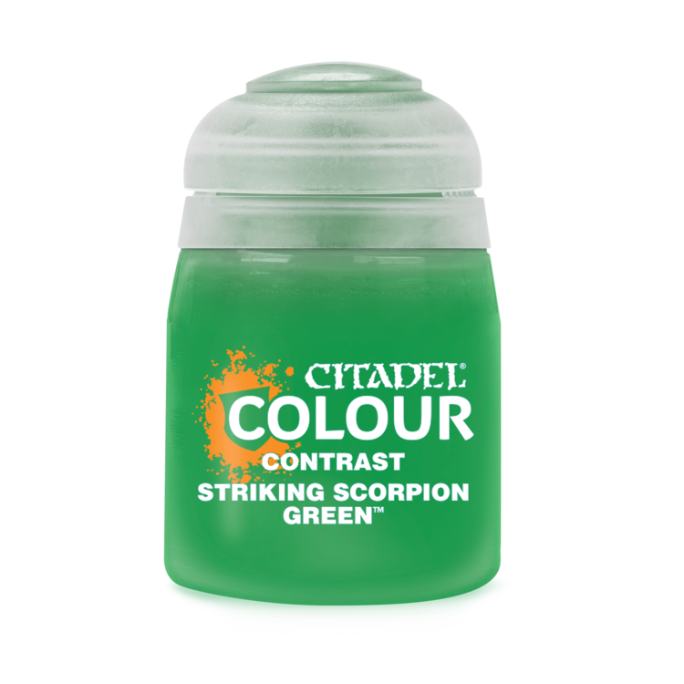 CITADEL PAINT CITADEL COLOUR CONTRAST STRIKING SCORPION GREEN 18ML