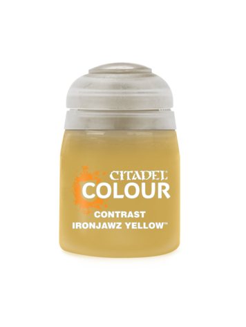 CITADEL PAINT CITADEL COLOUR: CONTRAST IRONJAWZ YELLOW 18ML