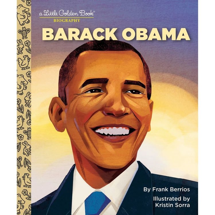 GOLDEN BOOKS BARACK OBAMA LITTLE GOLDEN BOOK BIOGRAPHY