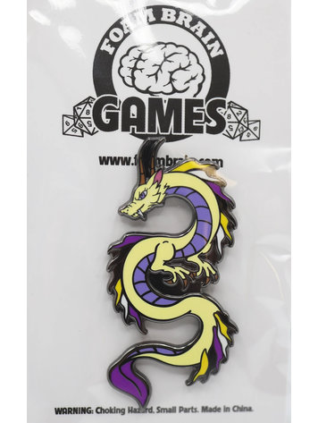 FOAM BRAIN GAMES PRIDE DRAGON PINS - NONBINARY