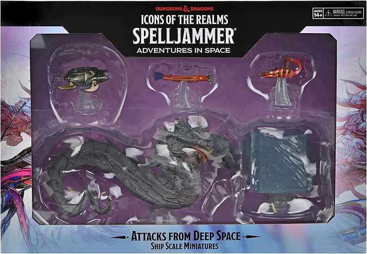 WIZARDS OF THE COAST D&D ICONS OF THE REALMS SPELLJAMMER ATTACKS FROM DEEP SPACE