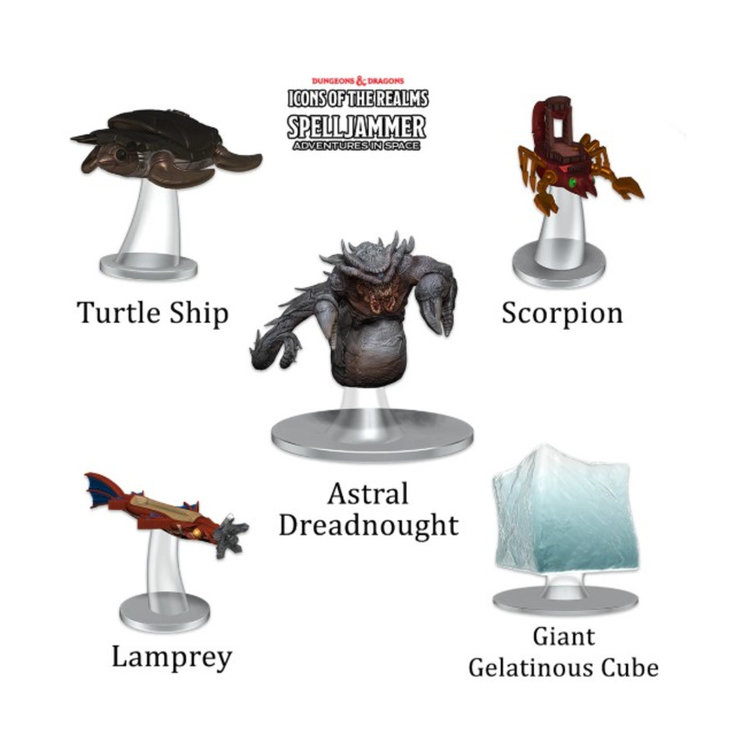 WIZARDS OF THE COAST D&D ICONS OF THE REALMS SPELLJAMMER ATTACKS FROM DEEP SPACE