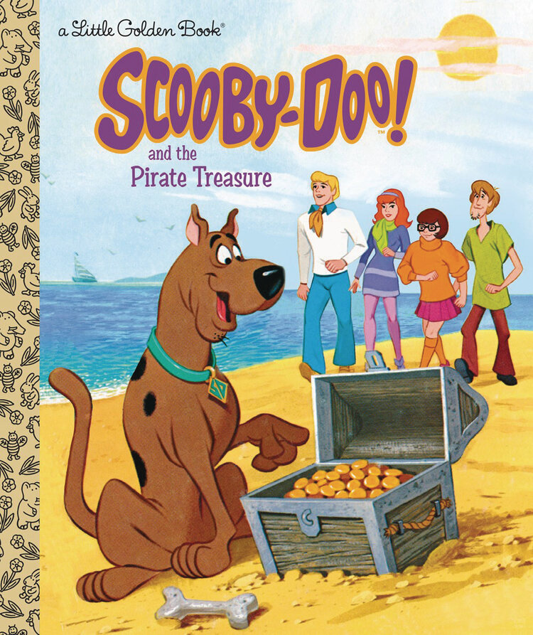GOLDEN BOOKS SCOOBY DOO & PIRATE TREASURE LITTLE GOLDEN BOOK HC