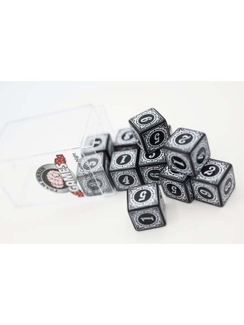 FOAM BRAIN GAMES FOAM BRAIN GAMES MAGIC BURST WHITE 12 PIECE D6 DICE SET