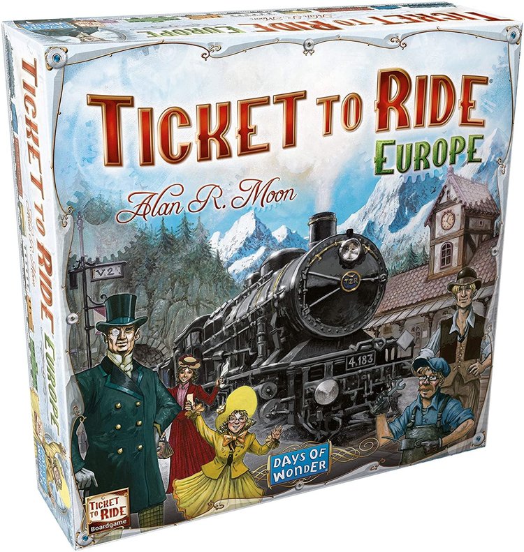 DAYS OF WONDER TICKET TO RIDE EUROPE