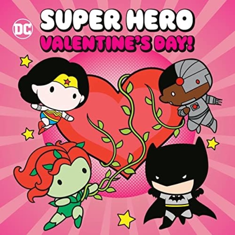 PENGUIN RANDOM HOUSE DC JUSTICE LEAGUE SUPER HERO VALENTINE'S DAY!