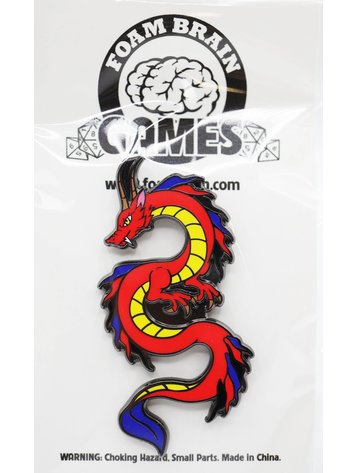 FOAM BRAIN GAMES FOAM BRAIN PRIDE DRAGON PINS - POLYAMOROUS