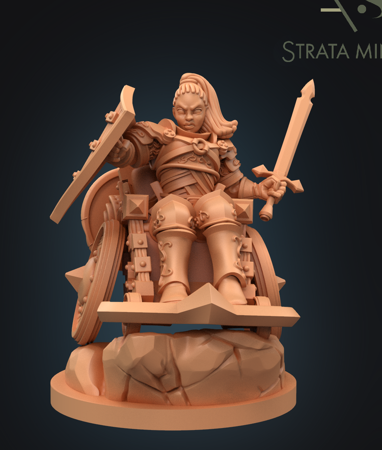 DUNGEONS AND DIVERSITY MINI HUMAN FIGHTER