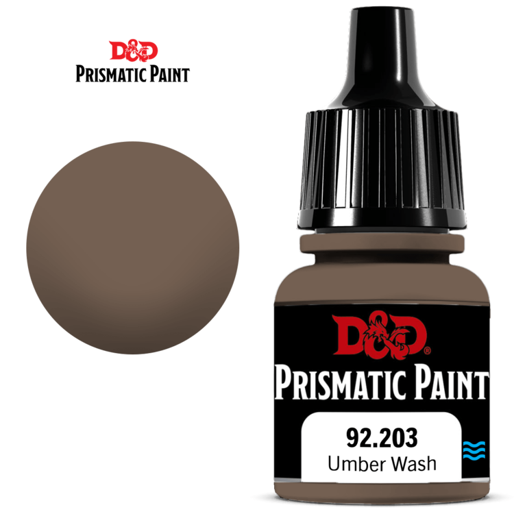 WIZKIDS D&D PRISMATIC PAINT UMBER WASH 8ML