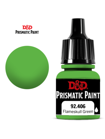 WIZKIDS D&D PRISMATIC PAINT FLAMESKULL GREEN 8ML